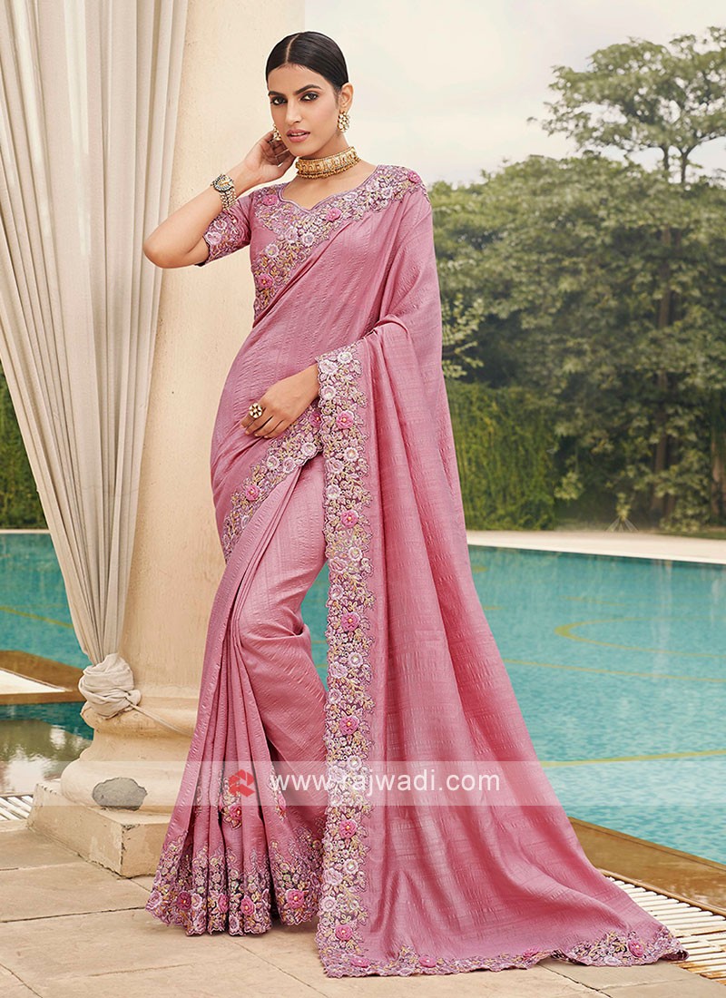 raw silk cut work sarees