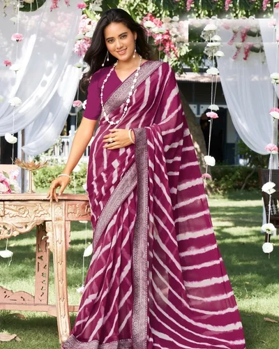 leheriya saree