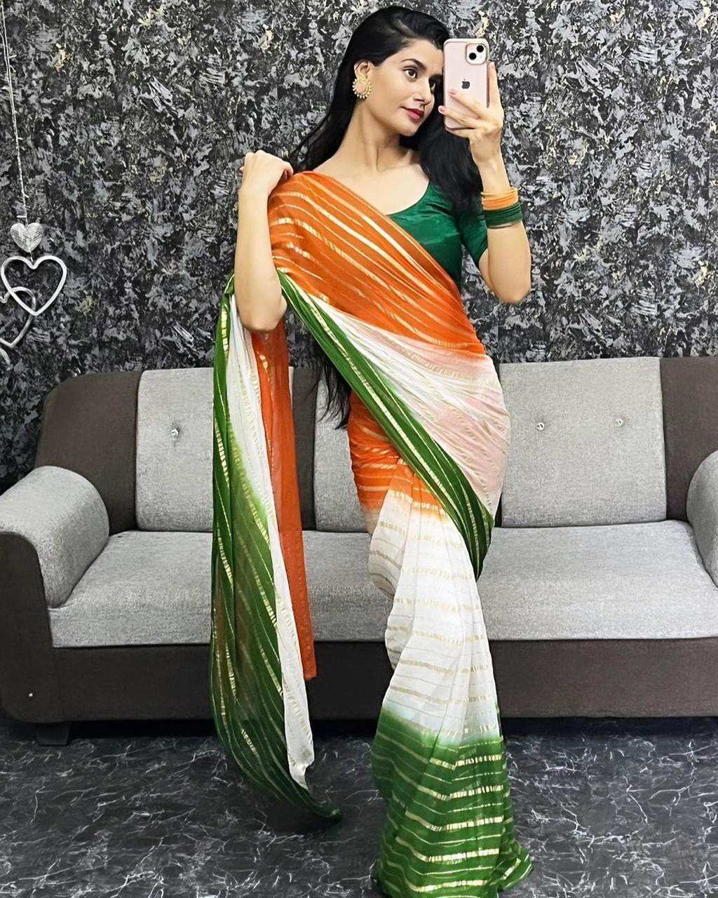 tiranga saree