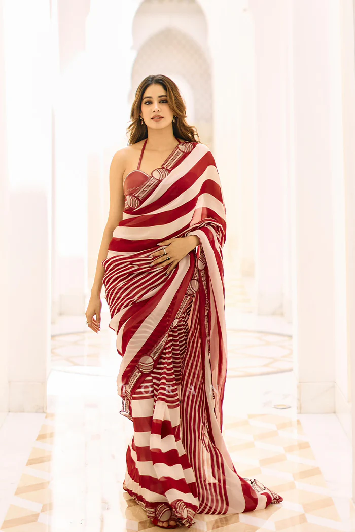 janhvi kapoor saree