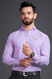 lavender color shirt