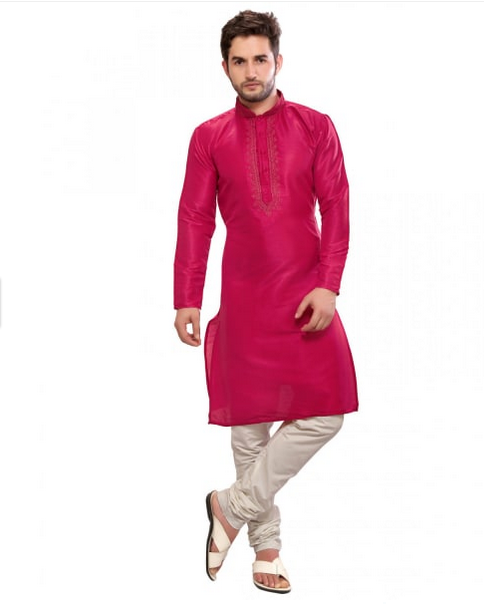 gulabi kurta