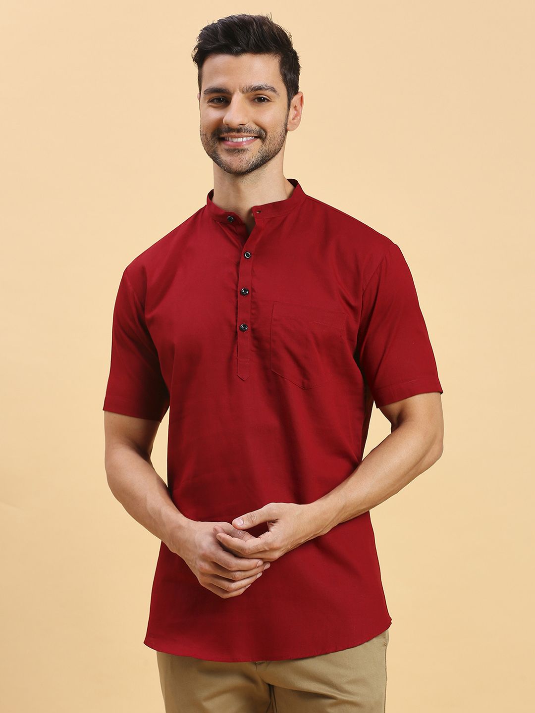 kurta half shirt